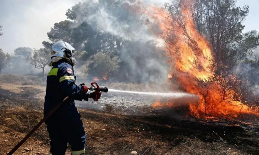 Η στιγμή που απεγκλωβίστηκε ηλικιωμένη από σπίτι που πήρε φωτιά στην Κόρινθο (βίντεο)